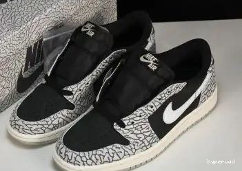 Hyperoad Jordan Black Cement Low 1 OG Retro 0508